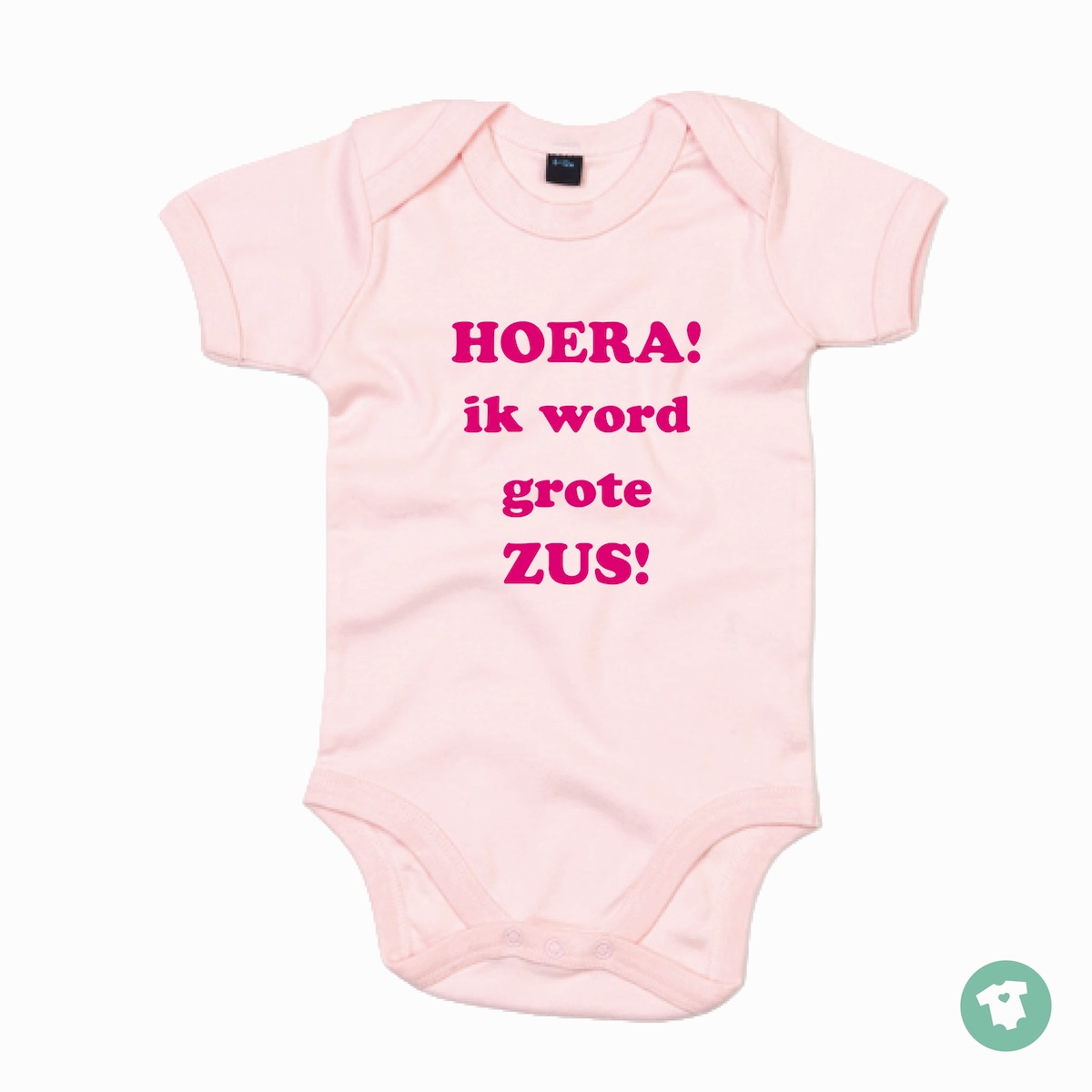 Rompersbedrukken.nl_eigen designs_baby roze Rompersbedrukken.nl_eigen designs_baby roze